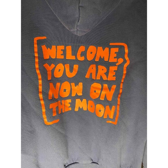 OTM On The Moon Hoodie Pullover Mens S Blue Sweatshirt Kid Cudi - Picture 4 of 9